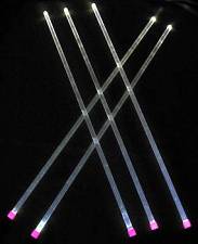 Lightening Bolt   JR ~  32" Lighted Acrylic Cane  - Where will Lightening Strike Next?   $24.95