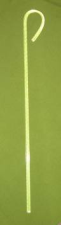 CLEAR Acrylic SCHOOLHOUSE Cane SR - 30" x 1/2"  $16.99