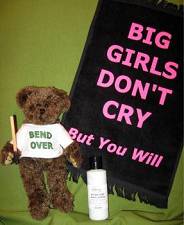 After Care Set  - Mr. Spankiac - Crying Towel - Lotion   only  $25.95