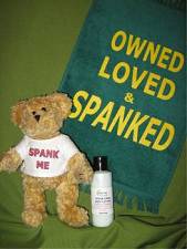 After Care Set  - Mrs. Spankiac - Crying Towel - Lotion only  $25.95