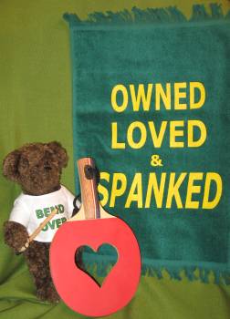 Three Piece Set  - Mr. Spankiac - Crying Towel - Heart Ping Pong Paddle  WOW  $35.95
