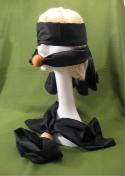 5 Piece - Black Blindfold Set Extra Long  $19.95 