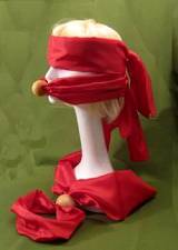 5 Piece - RED Blindfold Set  Extra Long $18.95 