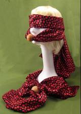 3 Piece - Red & Black Blindfold Set  Extra Long  $17.95  