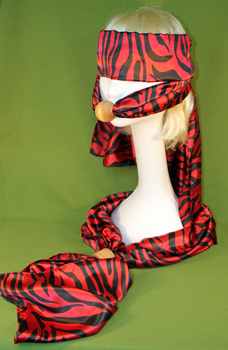 5 Piece - Red & Black Blindfold Set  Extra Long  $19.95  