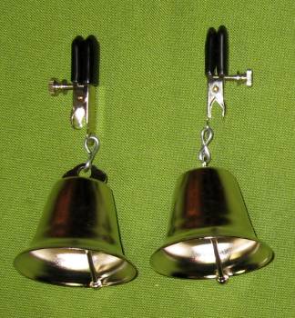 Large Alligator Clamps with Bells  set of two  $19.95