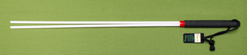 White Delrin Cane DOUBLE TROUBLE 24"     $13.99