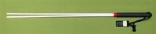 White Delrin Cane DOUBLE TROUBLE 24"     $13.99