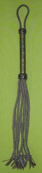 Black Braided Cat-of-9 Tails FLOGGER - 19"  Real Nice only $34.95