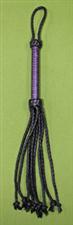 Purple Handle Braided Cat-of-9 Tails FLOGGER - 19"  Real Nice only $34.95