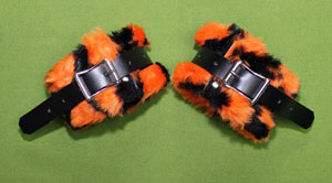 Tiger Wrist Cuffs - 2" Great Spanking Cuffs $22.95