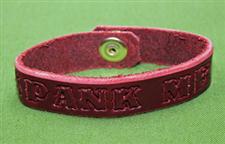 Spank Me Leather Bracelet  -  8 1/2+" x  3/4"  - $7.99