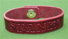 Spanko Leather Bracelet  -  8 1/2+" x  3/4"  - $7.99