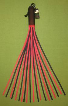 STROGGER - 20 strand 1 1/4" x 19+"  Strap/Flogger Crossover  $24.95