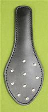 OVAL STUDDED Leather Paddle  ~   11"  x  4 1/2"   $29.99
