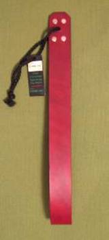 OTK Leather Looped Strap in Burgandy 1 1/4" x 12"   - $13.95