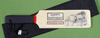 "HAPPY BIRTHDAY" - Patty's Paddle with Case  $23.95