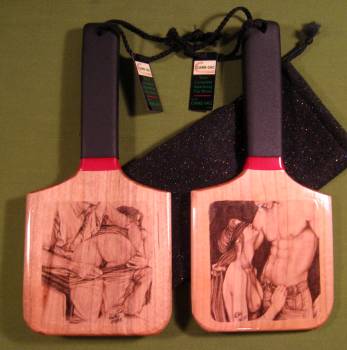 "NO PLEASE" & "DISOBEY" - ONE Double Sided Patty's Paddle with Case  $26.95