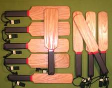 Oak Wooden Paddles Solid - 5 SR and 5 JR  $139.95