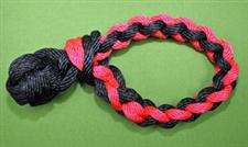 Monkey Fist Sliding Rope Wrist Cuff - Black & Red   $21.99  on SALE $19.99  