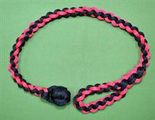 Monkey Fist Sliding Rope Waist Cuff - Black & Red   $27.99  on SALE $25.99  