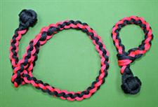Monkey Fist Sliding Rope Cuff Set- Black & Red   $42.99 Great Value  