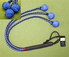 MONKEY FIST 3 Tail Flogger - Blue & Black  22+" ~ Only  $28.99