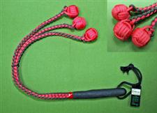 MONKEY FIST 3 Tail Flogger - Red & Gray  22+" ~ Only  $28.99