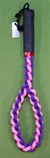 PINK & PURPLE BRAIDED ROPE LOOP 18"    $19.99