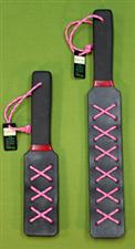SARAH'S CORSET SET Pink - Two Leather Straps   $54.99 Save $5.00