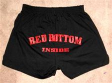 Red Bottom Inside Spanking Shorts WOW $15.95 NOW only $13.95