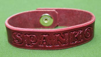 Spanko Leather Bracelet  -  8 1/2+" x  3/4"  - $7.99