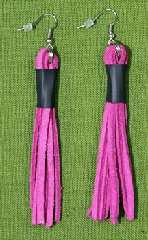 Flogger Earrings - Pink $8.99 on sale only $7.99