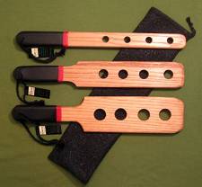 Oak Wooden Paddle Set  with Case ~ $49.95