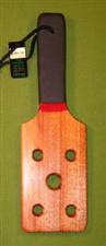 BOTTOM BURNER  Exotic MAHOGANY - 5 Hole Paddle  $18.95