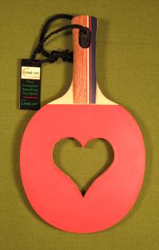 HEART PING PONG Paddle - Cutout Heart   $17.95 on sale $15.95