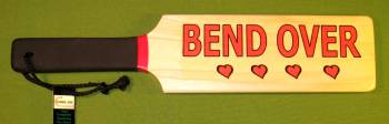 BEND OVER with HEARTS Paddle ~ 3 1/2" x 16" x 1/2"  $15.95