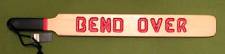 Maple "BEND OVER" Paddle - 2 1/2"  x  24" x 1/2"   $24.95  NEW ITEM