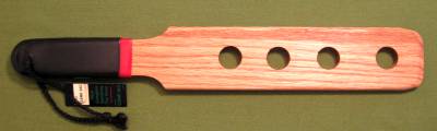 JR OAK Paddle with Holes ~ 2 1/2" x 16" x 1/2"  $15.95