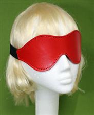 Red Leather Blindfold    Only  $12.99