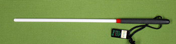 White Delrin Cane EVER READY 18"   $13.99