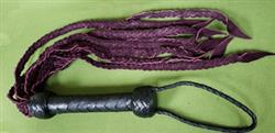 Purple Braided Leather FLOGGER - 26"  Great Sting WOW $35.99