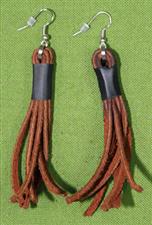 Flogger Earrings - Brown $8.99 on sale only $7.99
