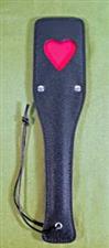 Red Heart Leather Paddle  ~   14 1/2" x 3 1/2"   $24.99