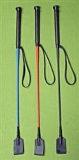 RIDING CROPS  -  23"  -  Red, Blue or Black  $24.99