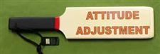 ATTITUDE ADJUSTMENT Paddle ~ 3 1/2" x 16" x 1/2...