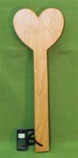 Cherry Wooden Heart Paddle 13" Long and 4 1/2" Wide   WOW $19.99 