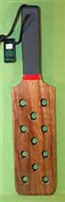 SIZZLER WALNUT ~ Spencer Style Paddle - 11 hole...