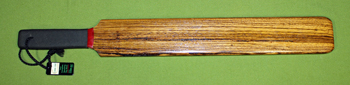 Exotic ZEBRAWOOD Paddle  24" x  3" x 1/2"  $35.99