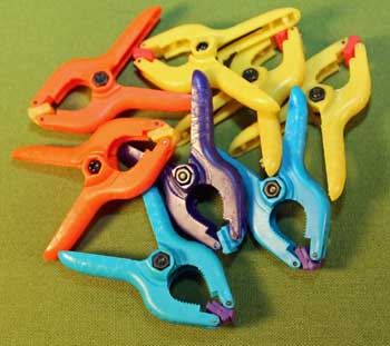 Plastic Spring Clamp Set - 8 Clamps - A Pinching OUCH only $12.99